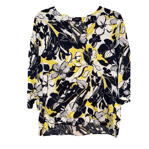 CHAPS floral top size XL - Picture 1 of 4
